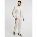 Sudadera con cierre de cremallera y logo lateral de Guess