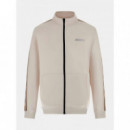 Sudadera con cierre de cremallera y logo lateral de Guess