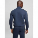 Sudadera con cierre de cremallera y logo lateral de Guess