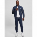 Sudadera con cierre de cremallera y logo lateral de Guess