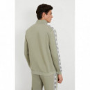 Sudadera con cierre de cremallera y logo lateral de Guess