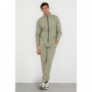 Sudadera con cierre de cremallera y logo lateral de Guess