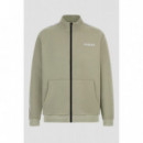 Sudadera con cierre de cremallera y logo lateral de Guess