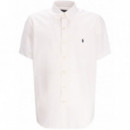 POLO RALPH LAUREN - CUBDPPCSSS-SHORT SLEEVE-SPORT SHIRT - WHITE - 710945315001/WHITE