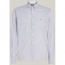 TOMMY HILFIGER - NATURAL SOFT POPLIN STP RF SHIRT - 0A5 - F|MW0MW35759/0A5