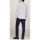 TOMMY HILFIGER - NATURAL SOFT POPLIN STP RF SHIRT - 0A5 - F|MW0MW35759/0A5