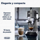 DELONGHI Dedica Style EC685BK Cafetera Espresso + Molinillo de Regalo
