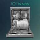 Svan SJ13601EDX Lavavajillas 60 cm 14 Sets Clase E Display Inox