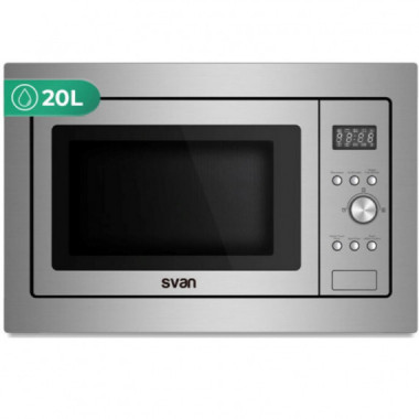 Svan SMWI2701DGX Microondas 20L C/Grill Dig Inox Integracion