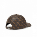 Gorra Guess marrón estampado 4G