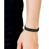 Pulsera Negra  LACOSTE