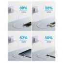 JOYROOM Cargador Red Tipo C + Cable Datos Tipo C M/M 1Mtr 30W Blanco