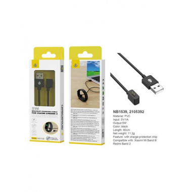 ONE PLUS Cable de Carga NB1539 Para Smartwatch Xiaomi 8/Redmi 2/smartwatch 3 active  5W Magnetico