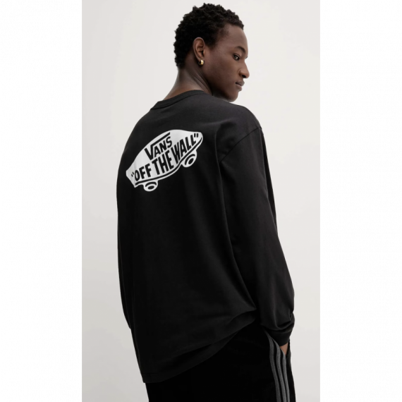 STYLE 76 ll LOOSE LS TEE 001 - BLACK VANS