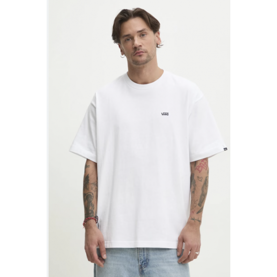 Left Chest Ss White White VANS