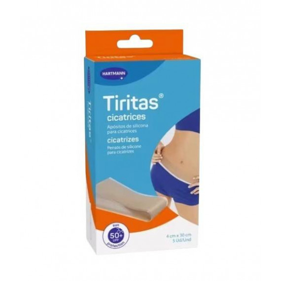 HARTMANN TIRITAS CICATRICES SIL ADHES 4X30 5UDS