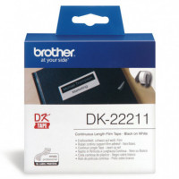 Cinta Pelicula Continua BROTHER Blanca 29 Mm X 15.24MTS (DK22211)