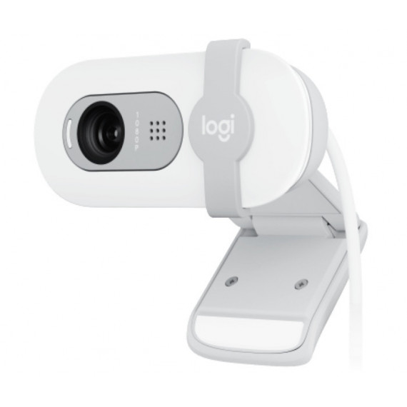 WEBCAM LOGITECH BRIO 100 FHD BLANCO CRUDO