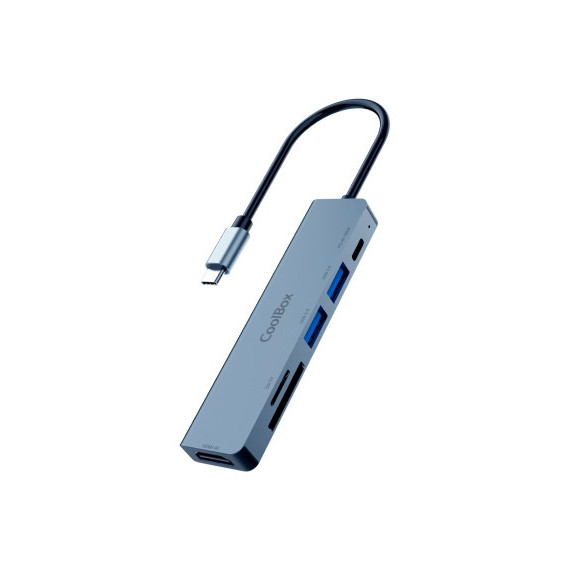 DOCKING COOLBOX MINIDOCK C61 ALUMINIO USB-C 6 EN 1