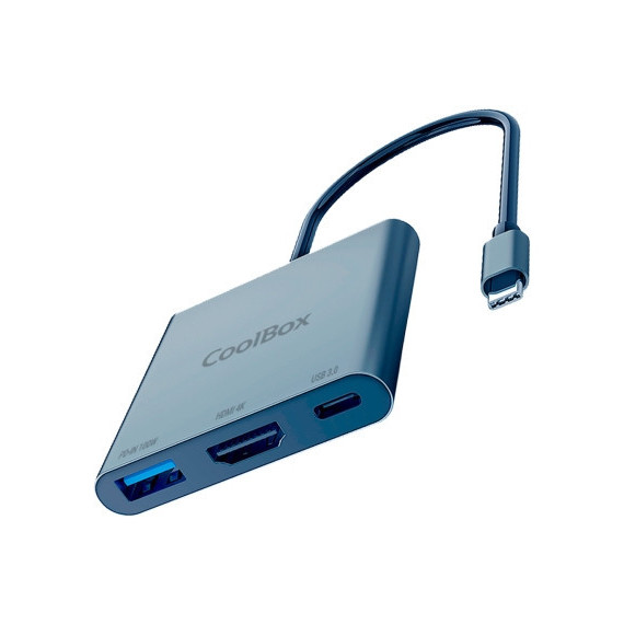 DOCKING COOLBOX MINIDOCK C31 ALUMINIO USB-C 3 EN 1