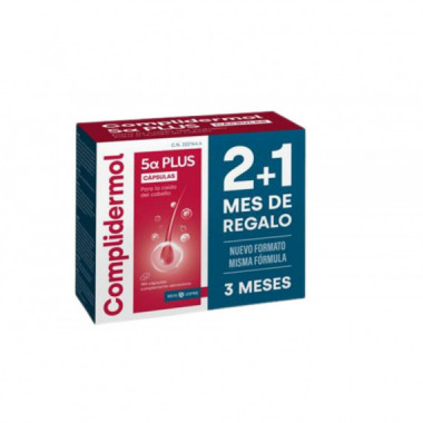 COMPLIDERMOL 5ALFA PLUS 180 CAPSULAS PACK 2+1