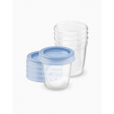 AVENT SET 5 RECIPIENTES LECHE MATERNA 180ML
