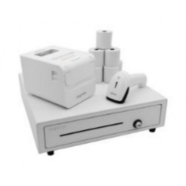 Pack TPV Approx APPPOSPACK4180WH con Cajón, Impresora y Lector
