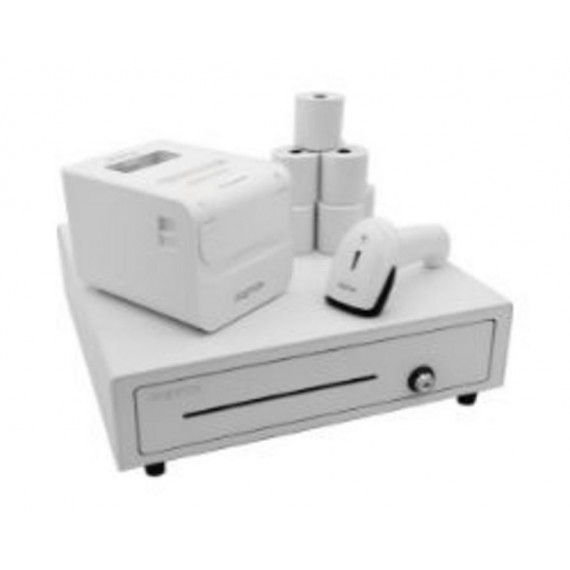 Pack TPV Approx APPPOSPACK4180WH con Cajón, Impresora y Lector