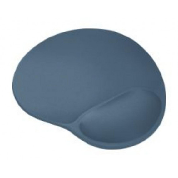 Alfombrilla Trust BigFoot Con Reposamuñecas de Gel, Azul