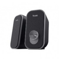 TRUST Altavoces Ador 2.0 12W con Conexión 3.5MM, Negro