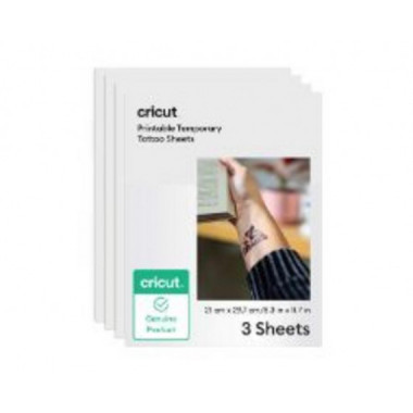 Cricut Papel Imprimible para Tatuajes Temporales A4