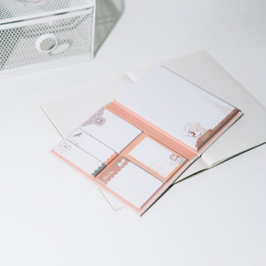 Bloc de notas adhesivas Bonjour Marie Disney