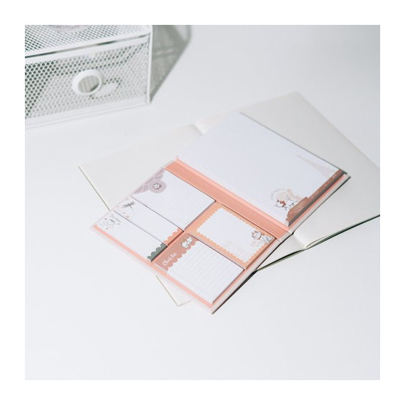 Bloc de notas adhesivas Bonjour Marie Disney