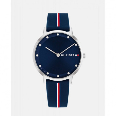 RELOJ C/SILICONA AZUL