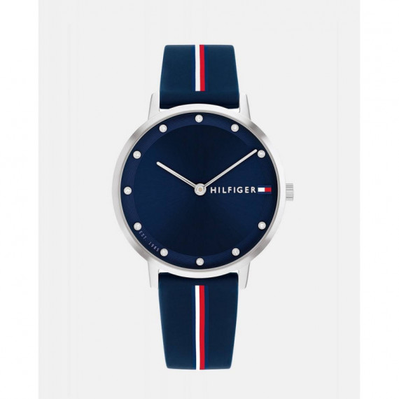 RELOJ C/SILICONA AZUL