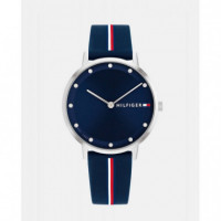 RELOJ C/SILICONA AZUL