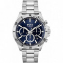 RELOJ BOSS PLATEADO E/AZUL