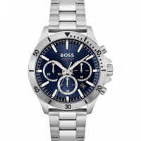RELOJ BOSS PLATEADO E/AZUL