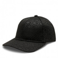 MONOGRAM JACQUARD CAP CK BLACK MONO JACQ