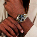 RELOJ AUTOMATICO BICOLOR E/AZUL