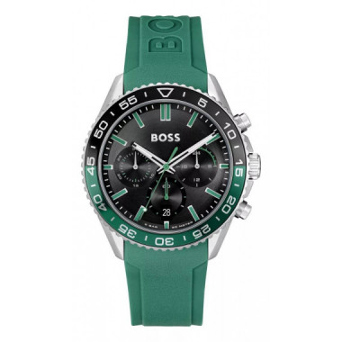 RELOJ RUNER C/SILICONA VERDE