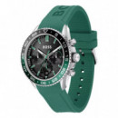 RELOJ RUNER C/SILICONA VERDE