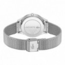 RELOJ PLATEADO CROCODELLE