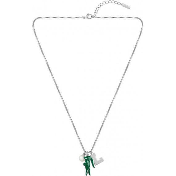 COLLAR CON CHARMS PLATEADO