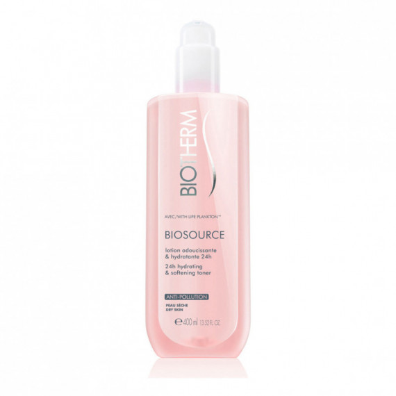 BIOTHERM Biosource Tónico Facial Suavizante Anti-polución para Piel Seca Ps, 400ML