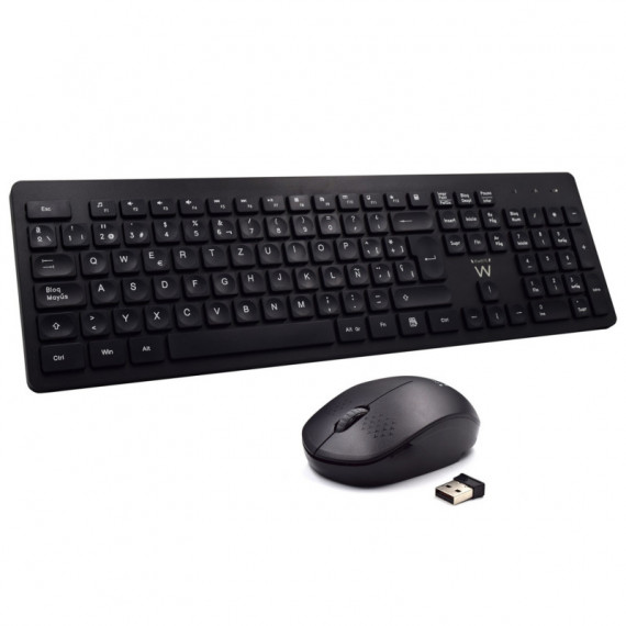 Teclado + Raton EWENT Wireless 2.4 Ghz EW3256