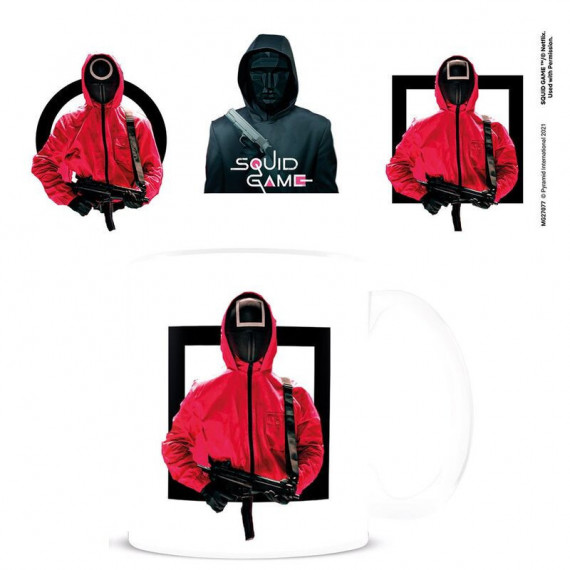 TAZA NETFLIX JUEGO DEL CALAMAR 3 FIGURAS