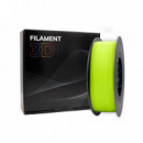 Filamento 3D Pla Amarillo Fluorescente 1.75MM 1 Kgr