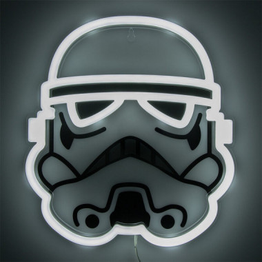 LAMPARA LUZ NEON STAR WARS STORMTROOPER