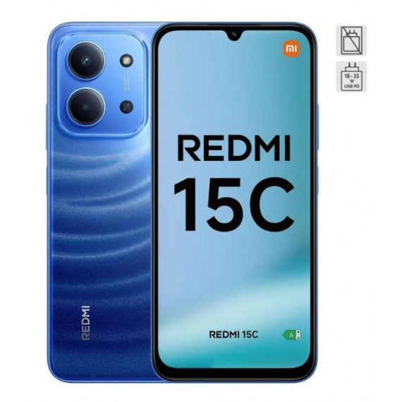 Telefono Smartphone XIAOMI Redmi 15C Blue